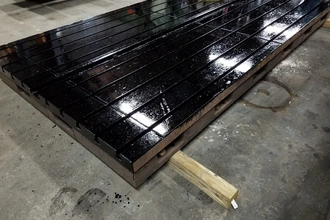 FLOOR PLATES USED T-SLOTTED TABLE  84"W X 148-1/2"L X 9"H Boring Mill Tooling | Cleveland Machinery Sales, Inc. (1)