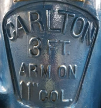 CARLTON 3' ARM X 11" COLUMN Drills, Radial | Cleveland Machinery Sales, Inc. (3)
