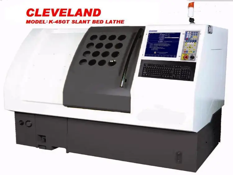 CLEVELAND K-45GT SLANT BED CNC LATHE New Lathes, CNC, Gang Style | Cleveland Machinery Sales, Inc.